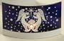 Angels & Baby Religious Glass Votive Candle Holder