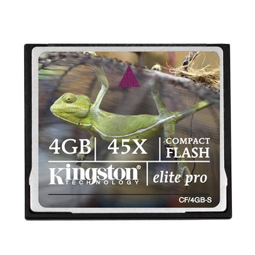 Kingston CF/4GB-S 4 GB ElitePro CompactFlash Card (Retail Package)