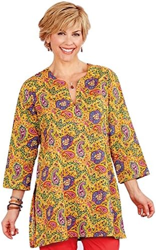 Sam Hilu Raj Paisley Tunic Large