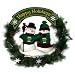 Dallas Stars Team Snowman Wreath