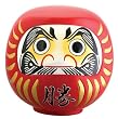 Daruma, or Dharma Doll - Cold Cast Resin (H: 3.5" x L: 4" x W: 3.75" & 0.50 lbs)