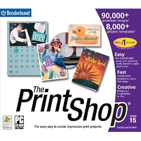 Click here to buy The Print Shop 15 (Jewel Case) by Broderbund.