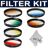 52mm Color Filter Lens Kit For Nikon DSLR Camera, Including: D3100 D5100 -  ....