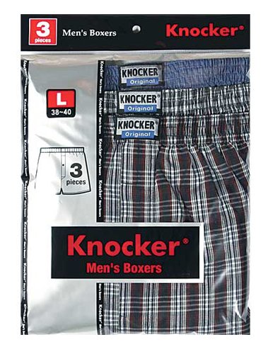 Plaid Boxer Mens power club 3 pack X-Large / 42-44" Colors may vary