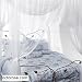 White 4 Corner / Post Bed Canopy Mosquito Net Queen King