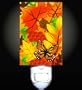 Autumn Butterflies Decorative Night Light