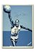 Chicago Bulls Michael Jordan, Shepard Fairey Dual-Autographed North Carolina Silkscreen Print