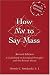 How Not to Say Mass
