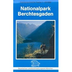 Topographische Sonderkarten Bayern. Sonderblattschnitte auf der Grundlage der amtlichen topographischen Karten, meist gr�ssere Kartenformate mit ... Bl.1, Nationalpark Berchtesgaden: UK 25-1