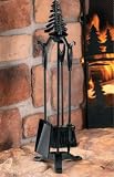 PINE CONE lodge FIREPLACE Fire Place TOOLS poker shovel