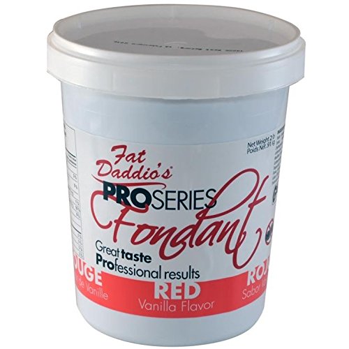 Fat Daddio's Fondant Red Vanilla 2 Lb.