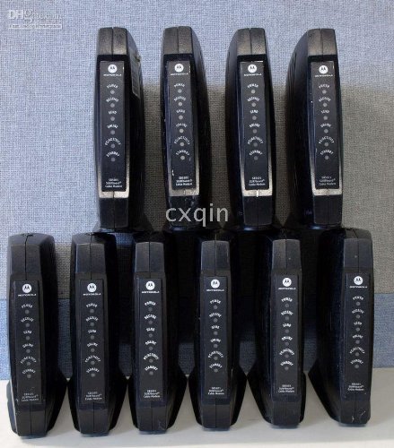Lot of 12 Used Motorola SURFboard® SB5101 Cable Modem w/Power cord