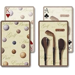 Tee Time - Bridge Double Deck Playing Cards