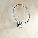 Leyden Solid Brass Chrome Finish Towel Ring Lavatory Home Decor Bath Shower Improvement Towel Racks and Holders