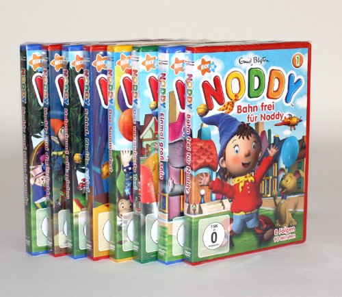Noddy 1-8 DVD Sammlung Kinderfilme Enid Blyton Serie Filme Trick Filme Neu