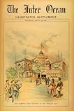 1893 Print Missouri State Building Chicago Fair Flag Gunn Curtis Kansas City Art - Original Cover