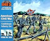 Confederate Infantry Set Civil War Figures 1-72 by Imex