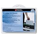 Rexel Oil Sheets in Envelope Design for Monthly Even Lubrication of Shredder Ref 2101948 [Pack 12]