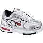 Toddler's Nike Air Max Torch 4 (White-Varsity/Red-Metallic/Silver)