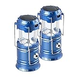 Taikang ランタン LED アウトドア 折り畳み式 キャンプライト 連続点灯 10時間 非常用 テント/登山/防災など用 2個セット (ブルー)