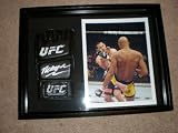 Anderson Silva Signed Framed Ufc Sparring Glove