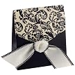 Club Wedd® Tent Favor Box 50-pk. - Black/ Cream