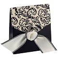 Club Wedd® Tent Favor Box 50-pk. - Black/ Cream