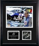 Rusty Wallace Framed 8x10 Photo with Hand Signed Race Used Tire