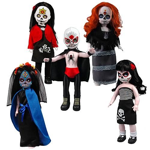 Living Dead Dolls Series 20: Day Of The Dead -Crimson and Black Limited Edition Variant Set