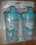 Peanuts Set of 2 Cups Baby Snoopy & Baby Woodstock Spill-Proof Cup