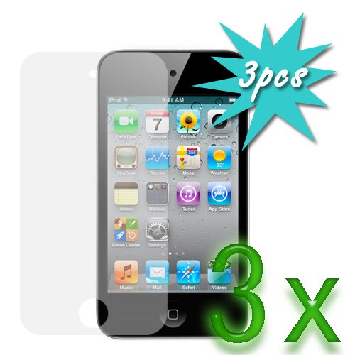 GTMax 3 3pc. LCD Screen Protector for Apple iPod 