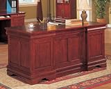 Cherry Finish Louis Philippe Desk by Coaster