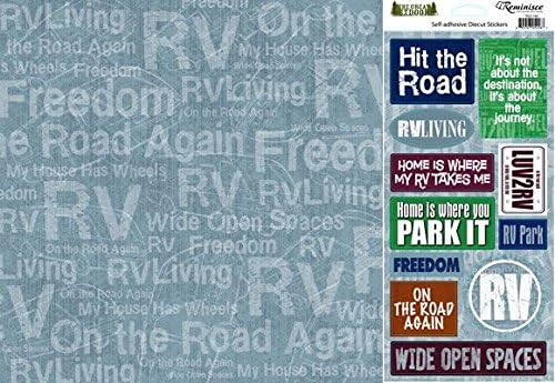 Reminisce Set Rv Travel - Papers & Stickers