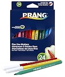 UPC 072067807151 product image for Prang Fine Line Washable Markers, 24 Markers, Assorted Colors (80715) | upcitemdb.com