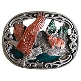 Eagle & Buck Belt Buckle by Bergamot