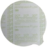 3M 268L 9 Grit, 5" x NH Aluminum Oxide Microfinishing PSA Film Type D Disc Light Blue (25 Pack)