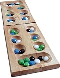 Wood Folding Mancala in Sleeve