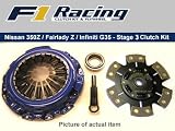 F1 Racing Stage 3 Clutch Kit Nissan 2003 2004 2005 350z Z33 G35 Vq35de