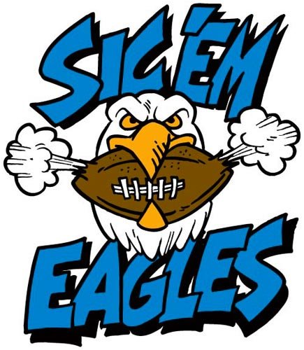 Sic Em Eagles Temporary Tattoos