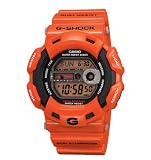 G-Shock Watch, Men's Orange Resin Strap G9100R-4