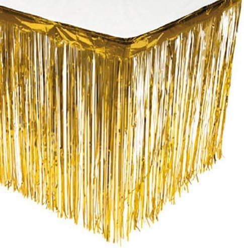 Gold Fringe Table Skirt
