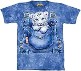 Pocket Tiger T-Shirt, Available in Various Sizes