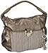 KATHY Van Zeeland Poolside Hobo,Natural Metallic,One Size