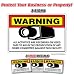 SECURITY CAMERA SIGNS ~Sign~ 3 Signs & 3 Free Decals burglar video warning