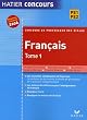 Concours de professeur des �cole, tome 1 : Fran�ais