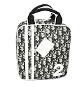 Dior Handbags (Black/White) Coated Canvas Medium CPD44218 Trotter Backpack Bag