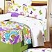 Blancho Bedding - [Green Purple Butterflies] Luxury Bed In A Bag Combo 300GSM