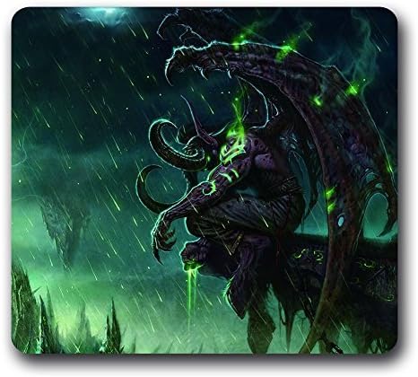 World Of Warcraft Neoprene Non-Slip Gaming Mouse Pad,10"*9" WOW WARCRAFT Water Resistant Rubber