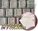 Danish Keyboard Stickers With Red Lettering On Transparent Background