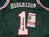 Oscar Robertson Milwaukee Bucks Signed Autographed JSA Jersey HOF